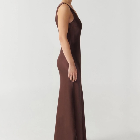 Xscape Brown midi Dress - Picture 2 of 14
